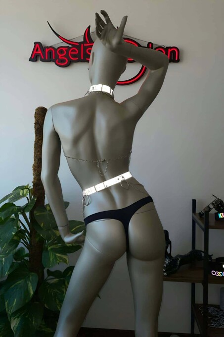 Zincir ve Reflektör Detaylı Seksi Harness - APFT454 - 5