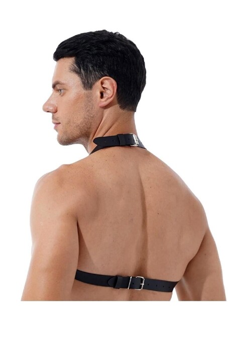 Zincirli Erkek Göğüs Deri Harness - APFTM96 - 2