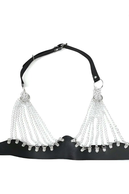 Zincirli Göğüs Seksi Harness - APFT964 - 6